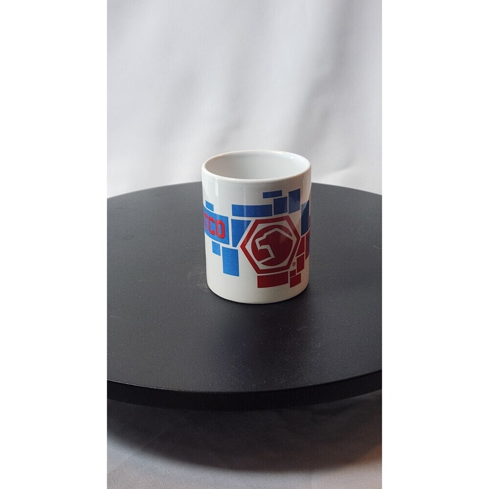 Matco Tools Ceramic Coffee Tea Mug Cup White Blue Red